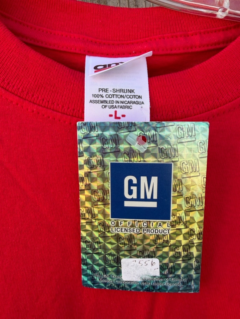 Anvil Men’s Unisex C6 Corvette Red Short Sleeve Tee Shirt New WTags GM Licensed - Picture 2 of 5
